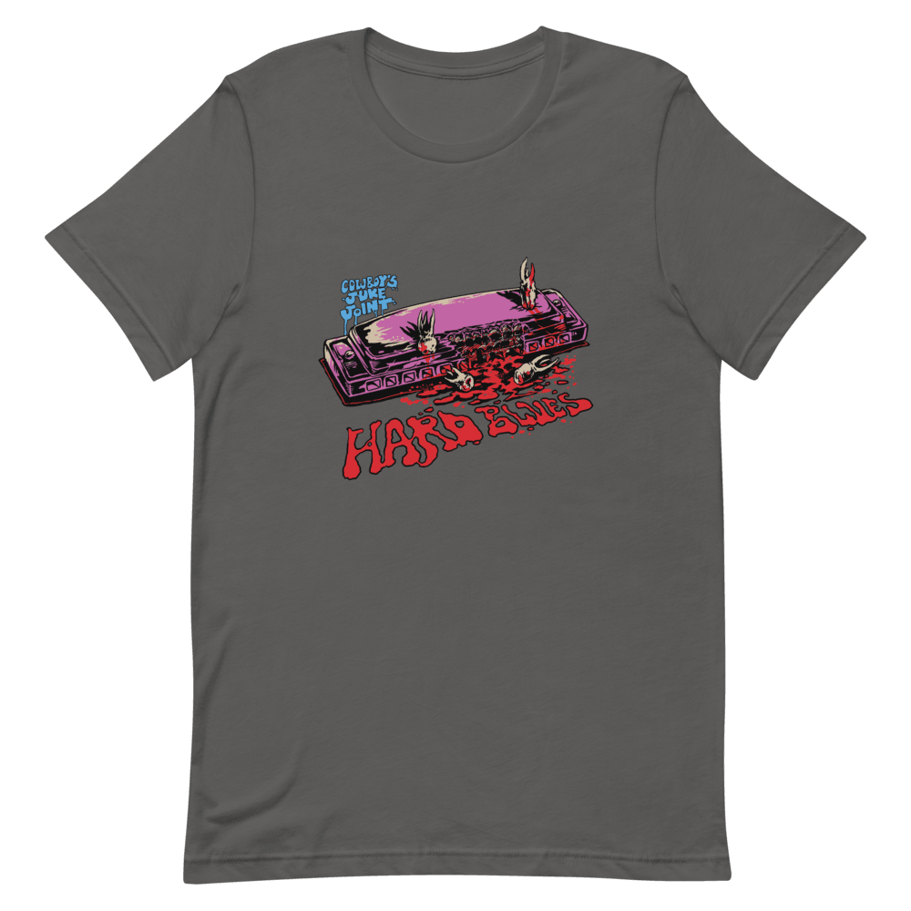 Hard Blues T-Shirt - Purple - Cowboy's Juke Joint
