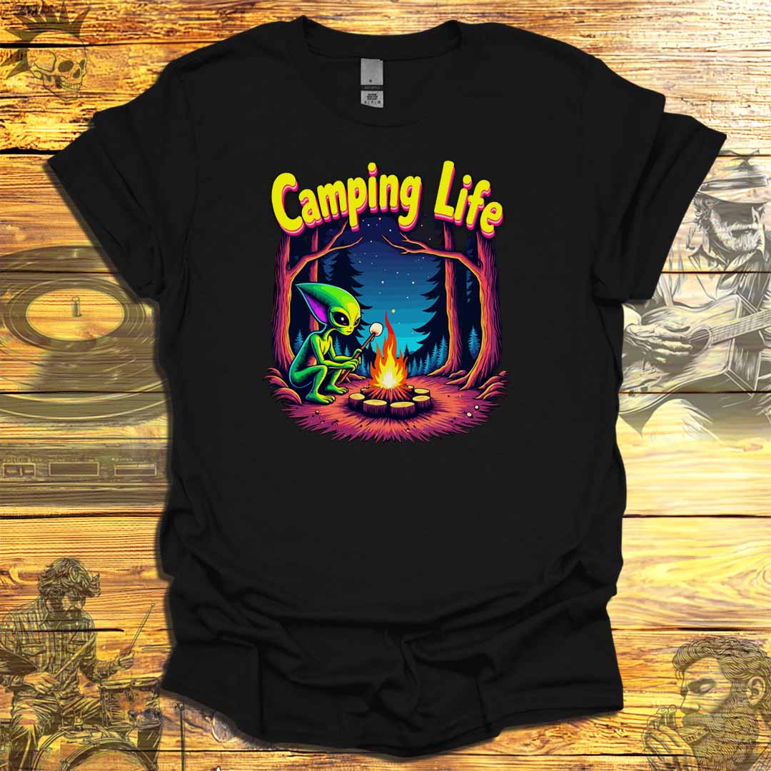 Alien Camping T-Shirt