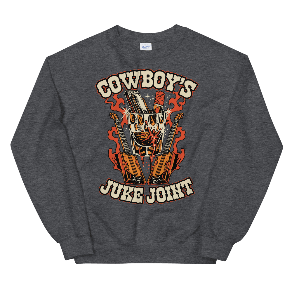 Whiskey & Blues Sweatshirt - Cowboy's Juke Joint