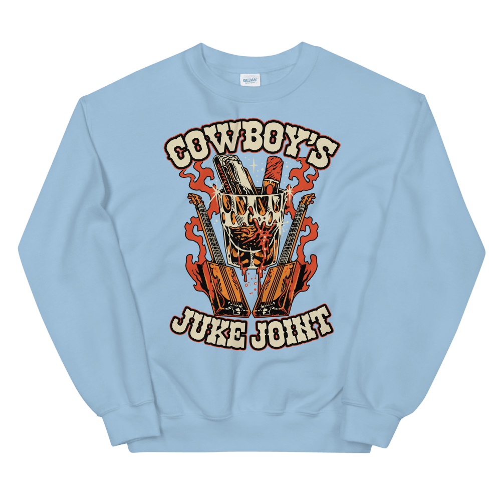Whiskey & Blues Sweatshirt - Cowboy's Juke Joint