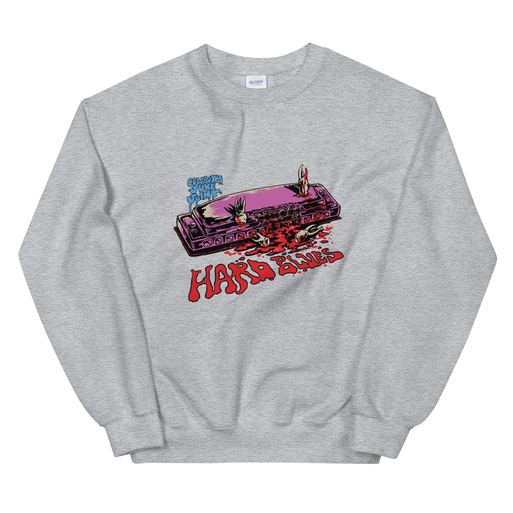 Hard Blues Sweatshirt - Purple - Cowboy's Juke Joint