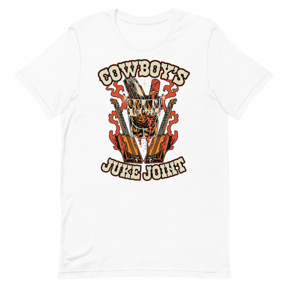 Whiskey & Blues T-Shirt - Cowboy's Juke Joint