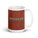 Cowboy's Rock Show Mug – Perfect Ceramic Mug for Rock Music Lovers